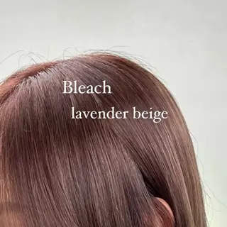 ミディアム カラー オリーブ/ 透明感カラー/れいあのヘアスタイル