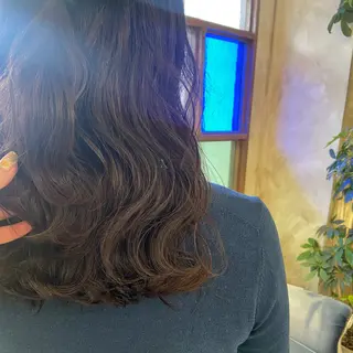 セミロング ヘアアレンジ ENIEN MAKE'S 立川所属・綾/ベージュカラー /パーマ🩰のヘアスタイル