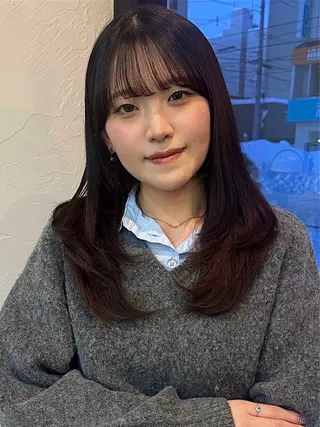 セミロング seek所属・ハルナ/ モデル募集中🌟のヘアスタイル