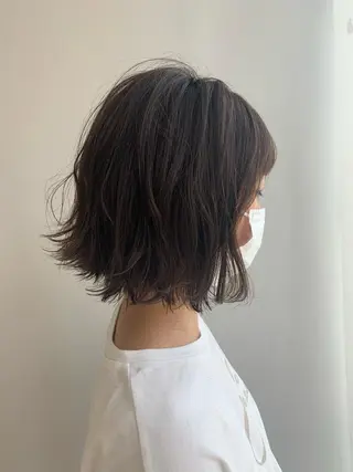 ショート カラー パーマ ヘアアレンジ 加藤 綾華のヘアスタイル