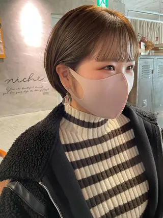 ショート さの あやねのヘアスタイル