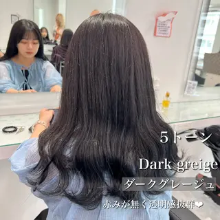 ロング カラー 透け上品ハイトーン 職人ゆうと🤍のヘアスタイル