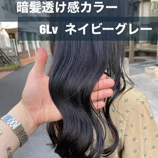 ロング カラー ブリーチなし✨艶髪 カラー𓃲YAGIのヘアスタイル