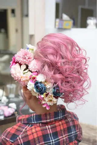 ロング DESIGNSALON LIA💎デザインサロン リア所属・レディース専用🌷咲 の垢抜けブリーチ部屋のヘアスタイル