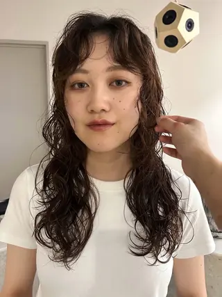 セミロング パーマ aika/パーマ/ ショート/伏見のヘアスタイル