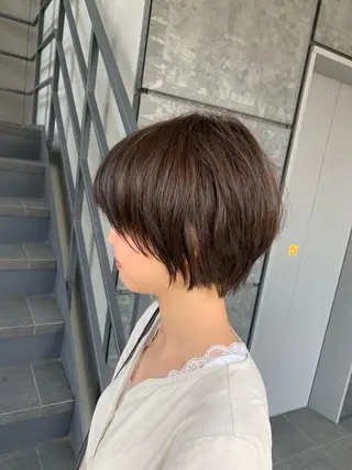 ショート カラー aguhair jour所属・髪質改善/白髪ぼかし KENTAのヘアスタイル