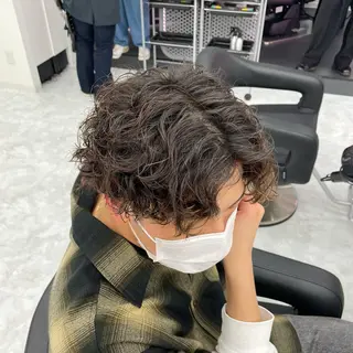 パーマ メンズ men's salon Gaudi三宮店所属・men's特化 値段以上の仕上がりにのヘアスタイル