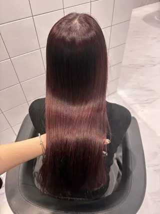 ロング カラー 表参道♡暗髪^ྀི 艶カラー♡アユミのヘアスタイル