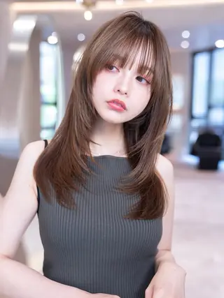 ロング 渋谷／透明感カラー kuttiのヘアスタイル