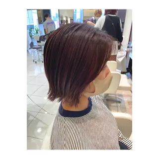 ミディアム カラー 秋山 俊のヘアスタイル