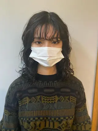 ミディアム パーマ Van family所属・ショート& パーマ　坂本のヘアスタイル