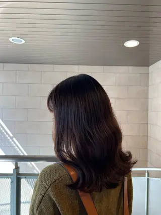 セミロング 久永 菫のヘアスタイル