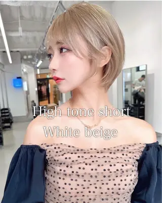 ショート カラー 荻野 峻輔/レイヤー /透明感カラーのヘアスタイル