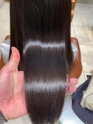 ミディアム パーマ シャドウパーマ 石見のヘアスタイル