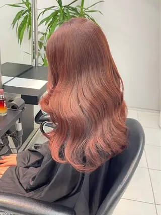 ロング カラー リコ🪐ブリーチ モデル募集のヘアスタイル