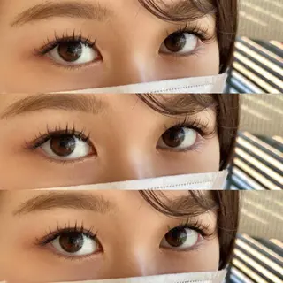 ショート カラー キッズ ネイル マツエク・マツパ アイブロウ 𓊆ᶠᵉᵉʸ𓊇 ᶜᴴᴵᴴᴬᴿᵁのマツエク・マツパデザイン