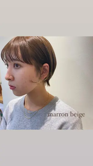 ショート SOLO所属・奈良 彩華のヘアスタイル