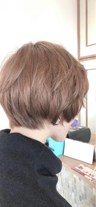 ショート カラー 23°NADAUN所属・岐阜1番韓国ヘア/ 星羅/23°のヘアスタイル