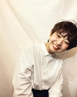 ショート カラー パーマ ダメージレス美容師 🌱水島侑理のヘアスタイル