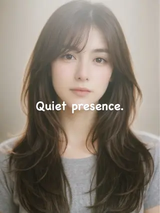 ロング M.SLASH 大元研二のヘアスタイル