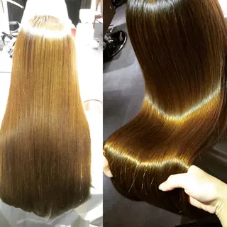 ロング カラー CHAINON 近鉄奈良店のヘアスタイル