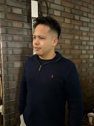 ショート パーマ メンズ SALOWIN 神宮前５丁目店所属・メンズ/特殊ヘア パーマ🕷️小夏貴也のヘアスタイル