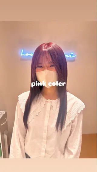 カラー 暖色カラ-ෆ˚顔周り 🎀ོ白岩亜実🎀ོのヘアスタイル