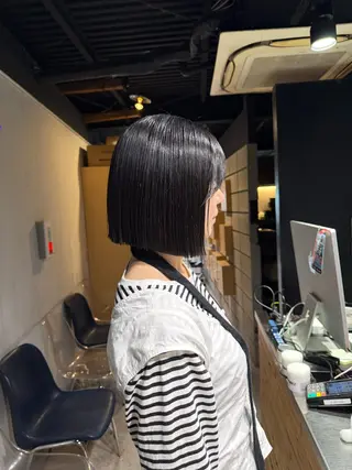 ショート カラー NANAMI🩵 大人可愛い韓国ヘアのヘアスタイル