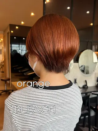 セミロング カラー 渋谷/暖色系カラー kotoha🍊のヘアスタイル