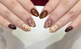 ネイル By moonネイル 🌷ワンホン/韓国風のネイルデザイン