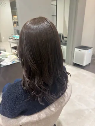 ロング カラー ヘアアレンジ 井上 未悠のヘアスタイル