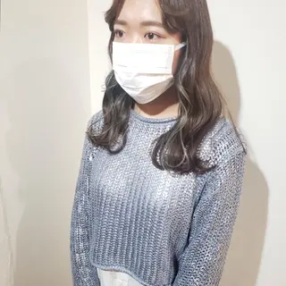 ロング 🇰🇷透明感×ハイ トーン🌟tomoのヘアスタイル