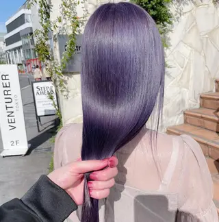 ロング カラー ヘアアレンジ Bob＆ハイトーン 専門家CHIHIROのヘアスタイル