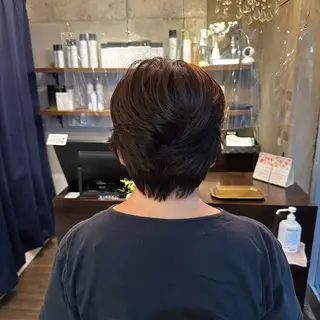 ショート 阿部 麻衣子のヘアスタイル