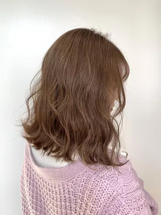 ミディアム カラー 🌿ガクト 🌿艶髪透明感のヘアスタイル