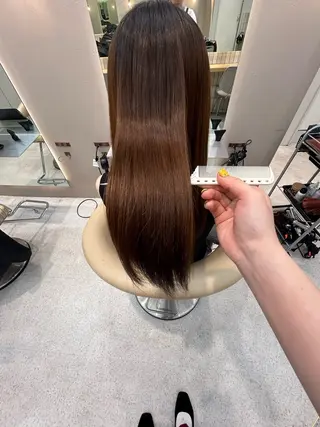 暖色カラ-ෆ˚顔周り 🎀ོ白岩亜実🎀ོのヘアスタイル