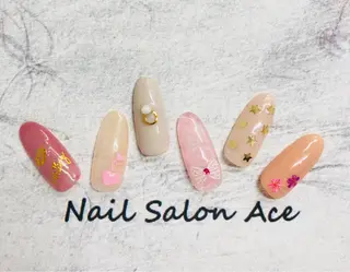 ネイル Beauty Salon Ace（ネイルサロン　エース）所属・池袋フィルイン Ace♡長さだしのネイルデザイン