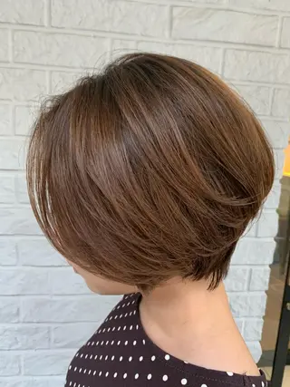 ショート カラー ヘアアレンジ ◎モチマル チアキ◎のヘアスタイル