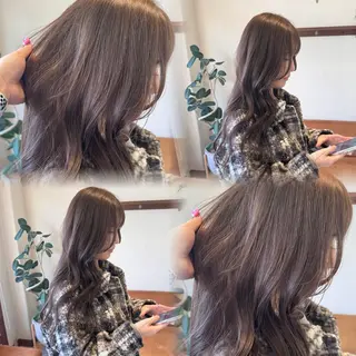 ロング カラー 🦋レイヤーカット 🌈MEGUのヘアスタイル