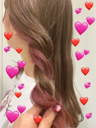 ミディアム カラー EMANON新宿東口所属・新宿駅近♡個室 ♡関口三都季🌜のヘアスタイル