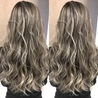 ロング カラー 井上 一平のヘアスタイル