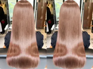 ロング まつパ/艶カラー/ 縮毛矯正/岸川美月のヘアスタイル