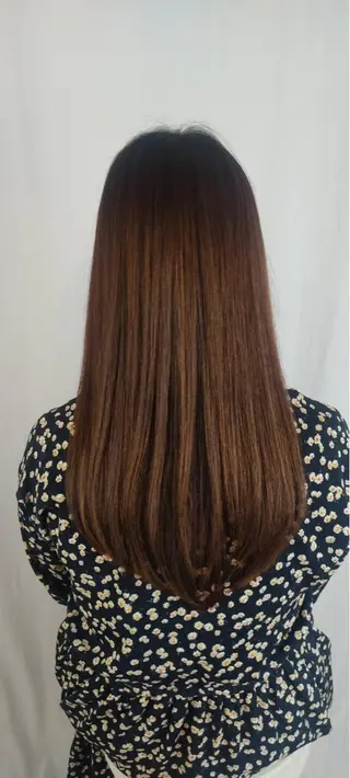 ロング カラー 仲宗根 綾のヘアスタイル