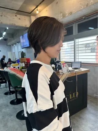 ショート C'LD Hair Produce【シールドヘアープロデュース】所属・シールドヘアー/那覇 /縮毛矯正/ブリーチのヘアスタイル