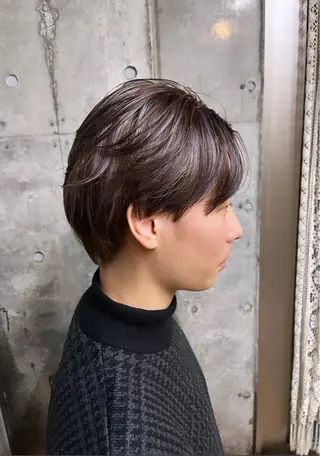 ショート カラー 🌱ぱっつとボブカ ット🌱/Ryotaのヘアスタイル