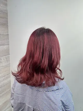 セミロング カラー . misakiのヘアスタイル