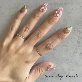ネイル Seemly 千田町店所属・フラワーパラジェル 🌸シームリーエミのネイルデザイン