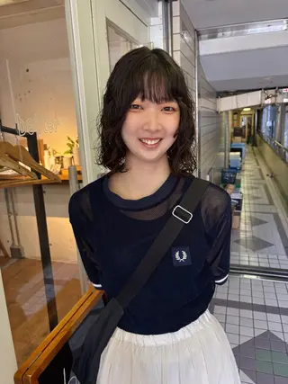 ミディアム パーマ kaito パーマ募集！🔵のヘアスタイル