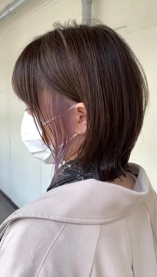 ミディアム カラー KISS SWAN所属・B E C H I C O〔べち子〕のヘアスタイル