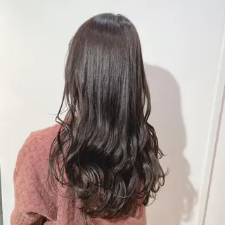 セミロング カラー 新宿/韓国風レイヤー 髪質改善/渋谷直樹のヘアスタイル